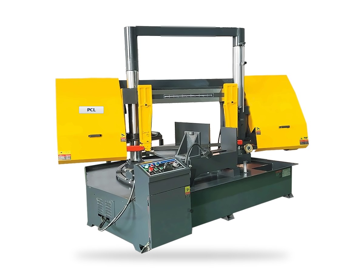 PCL BS-500M miter band saw with rotating saw frame