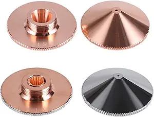 high speed cp nozzle (chrome plated) for fiber laser cutting excellent heat dissipation compatible with raytools