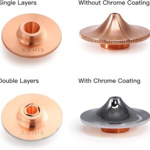 raytools nozzle holder / connector for fiber laser cutting m14 thread, gold plated contact compatible with raytools