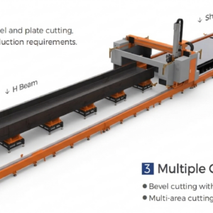 ultra high power marine profile laser station hf marine max high precision cnc heavy shipyards / nuclear power laser solution